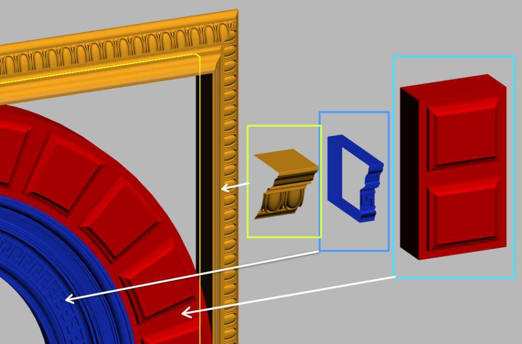 Glue elements using Fusion